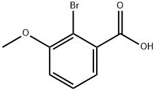 2-Bromo-3-methoxybenzoic acid Struktur