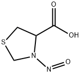 4-Thiazolidinecarboxylicacid,3-nitroso-(9CI) Struktur