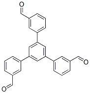 1,3,5-Tris(3-formylphenyl)benzene Struktur