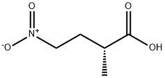 (R)-2-methyl-4-nitrobutanoic acid Struktur