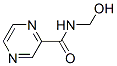 Pyrazinecarboxamide, N-(hydroxymethyl)- (7CI,9CI) Struktur