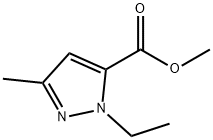 METHYL 1-ETHYL-3-METHYL-1H-PYRAZOLE-5-CARBOXYLATE Struktur