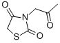 3-(2-OXOPROPYL)THIAZOLIDINE-2,4-DIONE Struktur