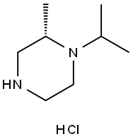 1-Isopropyl-(S )-2-methylpiperazine dihydrochloride Struktur