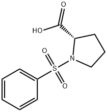 N-Phenylsulfonyl-L-proline Struktur