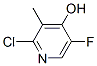 4-Pyridinol,  2-chloro-5-fluoro-3-methyl- Struktur