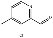 3-Chloro-2-formyl-4-picoline Struktur