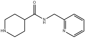 N-(PYRIDIN-2-YLMETHYL)PIPERIDINE-4-CARBOXAMIDE Struktur