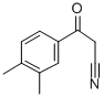 3,4-DIMETHYLBENZOYLACETONITRILE Struktur