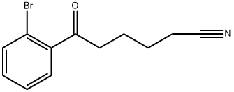 6-(2-BROMOPHENYL)-6-OXOHEXANENITRILE Struktur