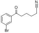 6-(3-BROMOPHENYL)-6-OXOHEXANENITRILE Struktur