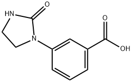 3-(2-OXO-IMIDAZOLIDIN-1-YL)-BENZOIC ACID Struktur