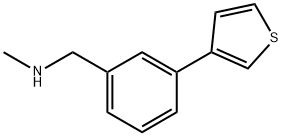 N-METHYL-N-(3-THIEN-3-YLBENZYL)AMINE Struktur