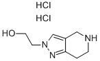 2-(4,5,6,7-TETRAHYDRO-2H-PYRAZOLO[4,3-C]PYRIDIN-2-YL)ETHANOL, HYDROCHLORIDE Struktur