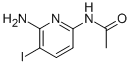 N-(6-AMINO-5-IODO-PYRIDIN-2-YL)-ACETAMIDE Struktur