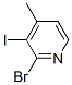 2-BROMO-3-IODO-4-PICOLINE Struktur