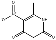 6-Methyl-5-nitro-2,4(1H,3H)-pyridinedione Struktur