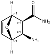 DIEXO-3-AMINO-7-OXA-BICYCLO[2.2.1]HEPT-5-ENE-2-CARBOXYLIC ACID AMIDE Struktur