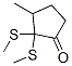 Cyclopentanone, 3-methyl-2,2-bis(methylthio)- (9CI) Struktur