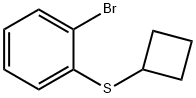 2-Cyclobutylthio-phenyl bromide Struktur