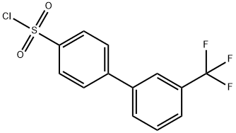 3'-(TRIFLUOROMETHYL)[1,1'-BIPHENYL]-4-SULFONYL CHLORIDE Struktur