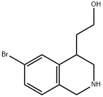 2-(6-Bromo-1,2,3,4-tetrahydroisoquinolin-4-yl)ethanol Struktur