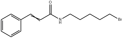 N-(5-BROMO-PENTYL)-3-PHENYL-ACRYLAMIDE Struktur