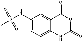 5-METHANESULFONAMIDO-ISATOIC ANHYDRIDE Struktur