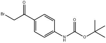 N-BOC-4-(2-BROMO-ACETYL)-ANILINE Struktur