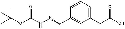 [3-(TERT-BUTOXYCARBONYLAMINO-IMINO-METHYL)-PHENYL]-ACETIC ACID Struktur