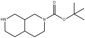 Tert-butyl octahydro-2,7-naphthyridine-2(1H)-carboxylate Struktur