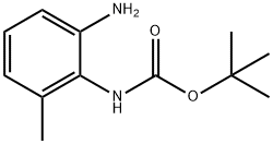 (2-AMINO-6-METHYL-PHENYL)-CARBAMIC ACID TERT-BUTYL ESTER Struktur