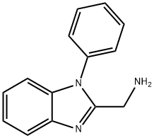 2-AMINOMETHYL-1-PHENYL-1H-BENZOIMIDAZOLE Struktur