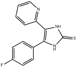 5-(4-FLUORO-PHENYL)-4-PYRIDIN-2-YL-1H-IMIDAZOLE-2-THIOL Struktur