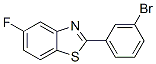 2-(3-BROMOPHENYL)-5-FLUOROBENZO[D]THIAZOLE Struktur