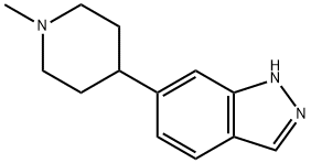 6-(1-METHYL-PIPERIDIN-4-YL)-1H-INDAZOLE Struktur