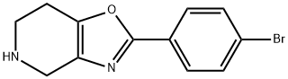 2-(4-BROMO-PHENYL)-4,5,6,7-TETRAHYDRO-OXAZOLO[4,5-C]PYRIDINE Struktur