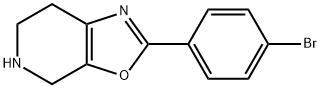 2-(4-BROMO-PHENYL)-4,5,6,7-TETRAHYDRO-OXAZOLO[5,4-C]PYRIDINE Struktur