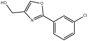 [2-(3-CHLORO-PHENYL)-OXAZOL-4-YL]-METHANOL Struktur