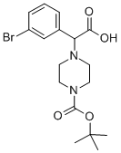 2-(4-BOC-PIPERAZINYL)-2-(3-BROMO-PHENYL)ACETIC ACID price.