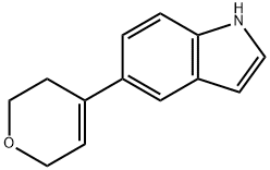 5-(3,6-DIHYDRO-2H-PYRAN-4-YL)-1H-INDOLE Struktur