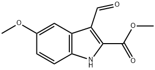 METHYL 3-FORMYL-5-METHOXY-1H-INDOLE-2-CARBOXYLATE Struktur