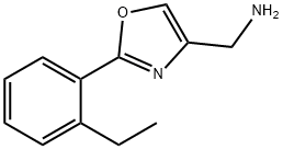 2-(2-ETHYL-PHENYL)-OXAZOL-4-YL-METHYLAMINE Struktur