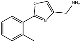 2-O-TOLYL-OXAZOL-4-YL-METHYLAMINE Struktur