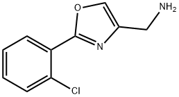 2-(2-CHLORO-PHENYL)-OXAZOL-4-YL-METHYLAMINE Struktur