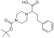 2-(4-BOC-PIPERAZINYL)-4-PHENYLBUTANOIC ACID Struktur