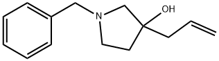 3-ALLYL-1-BENZYL-PYRROLIDIN-3-OL Struktur