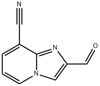 2-FORMYL-IMIDAZO[1,2-A]PYRIDINE-8-CARBONITRILE Struktur