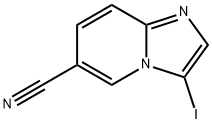 3-IODO-IMIDAZO[1,2-A]PYRIDINE-6-CARBONITRILE Struktur