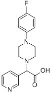 [4-(4-FLUORO-PHENYL)-PIPERAZIN-1-YL]-PYRIDIN-3-YL-ACETIC ACID Struktur